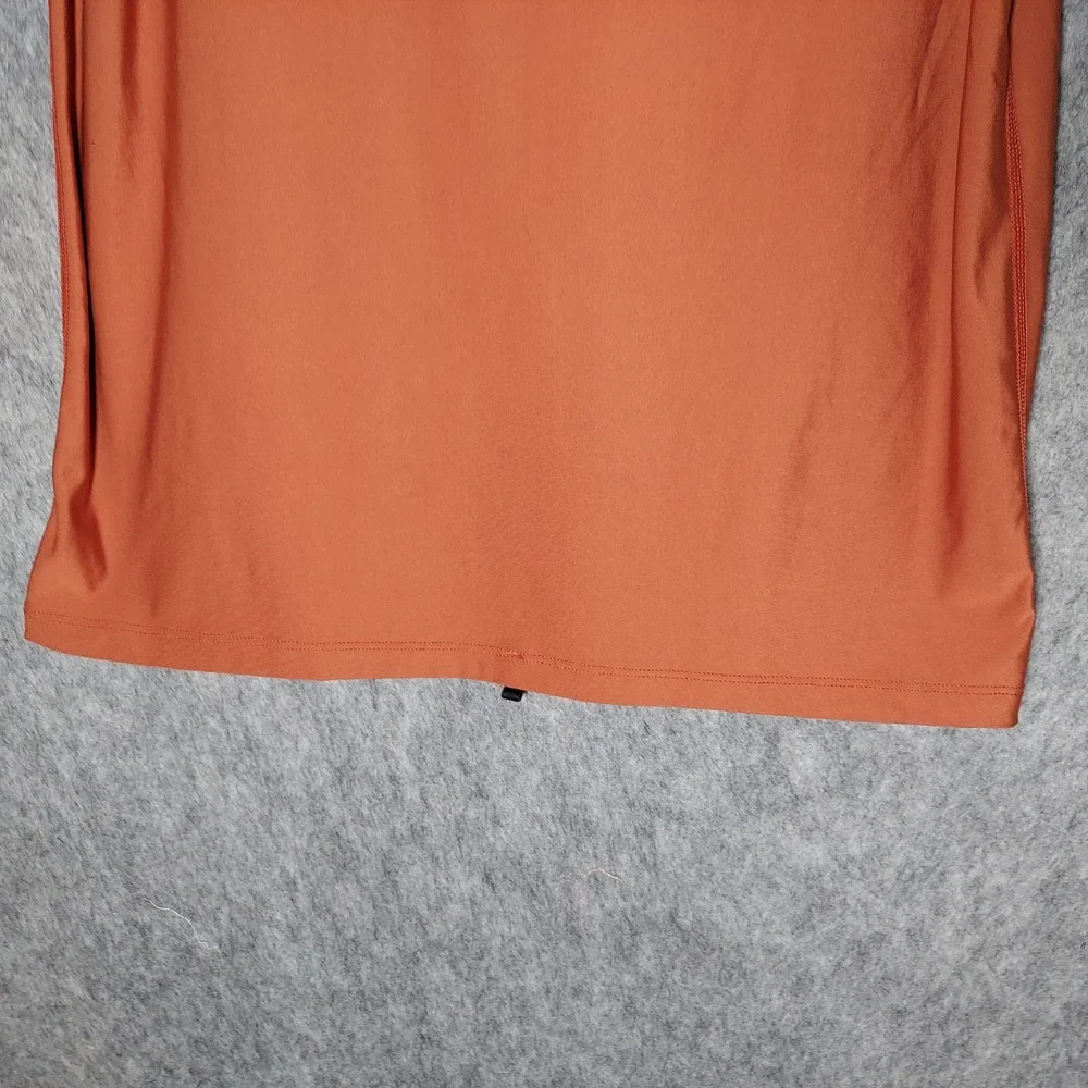 Billabong Mens Rash Guard XL Orange Coastal UPF 50+ Sun Protection Swim Shirt